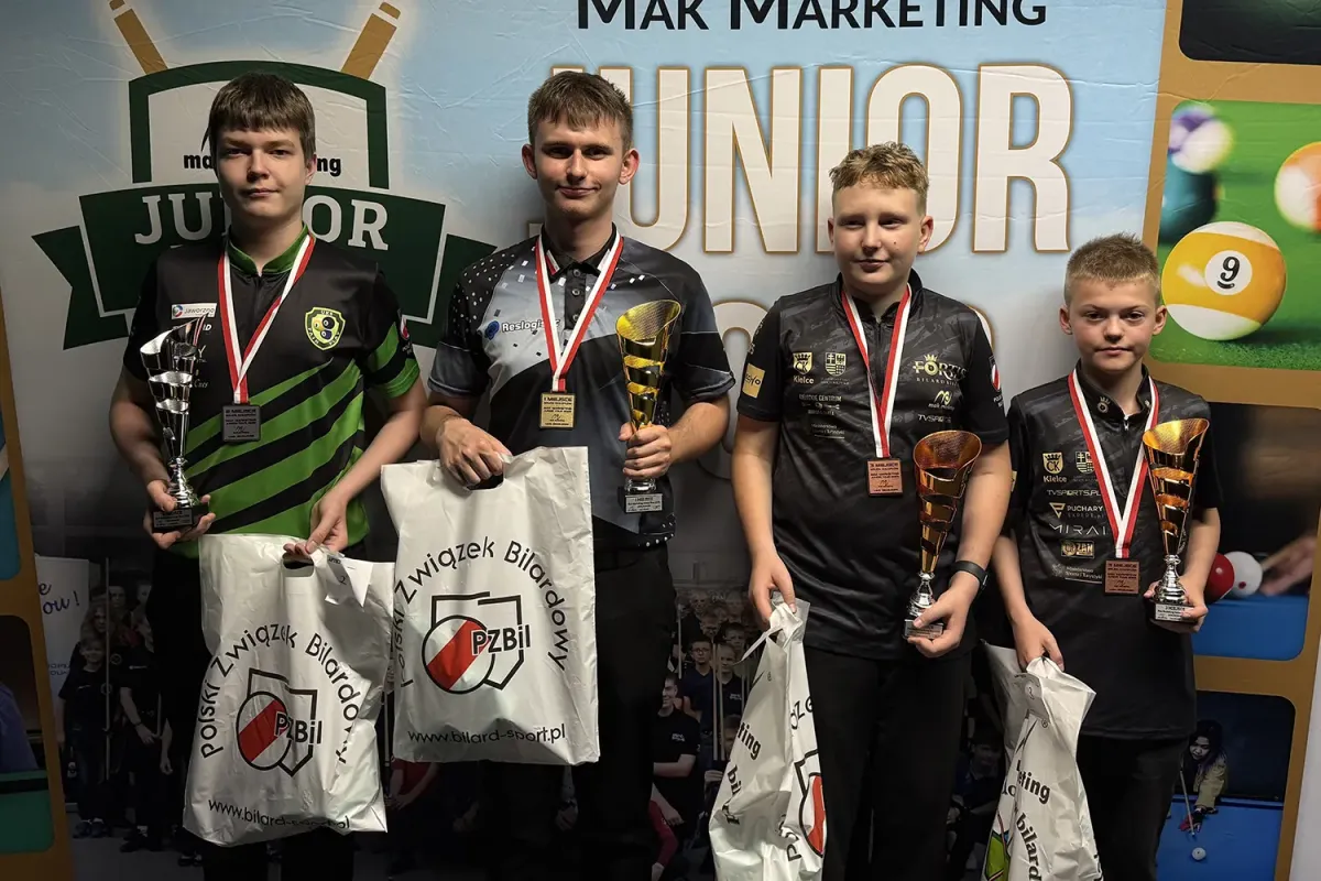 Na zdjęciu finaliści turnieju